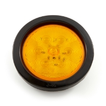 4 inch Stop-Tail-Turn Light Kit 47991, 7 LED Diodes, Amber, Just Light