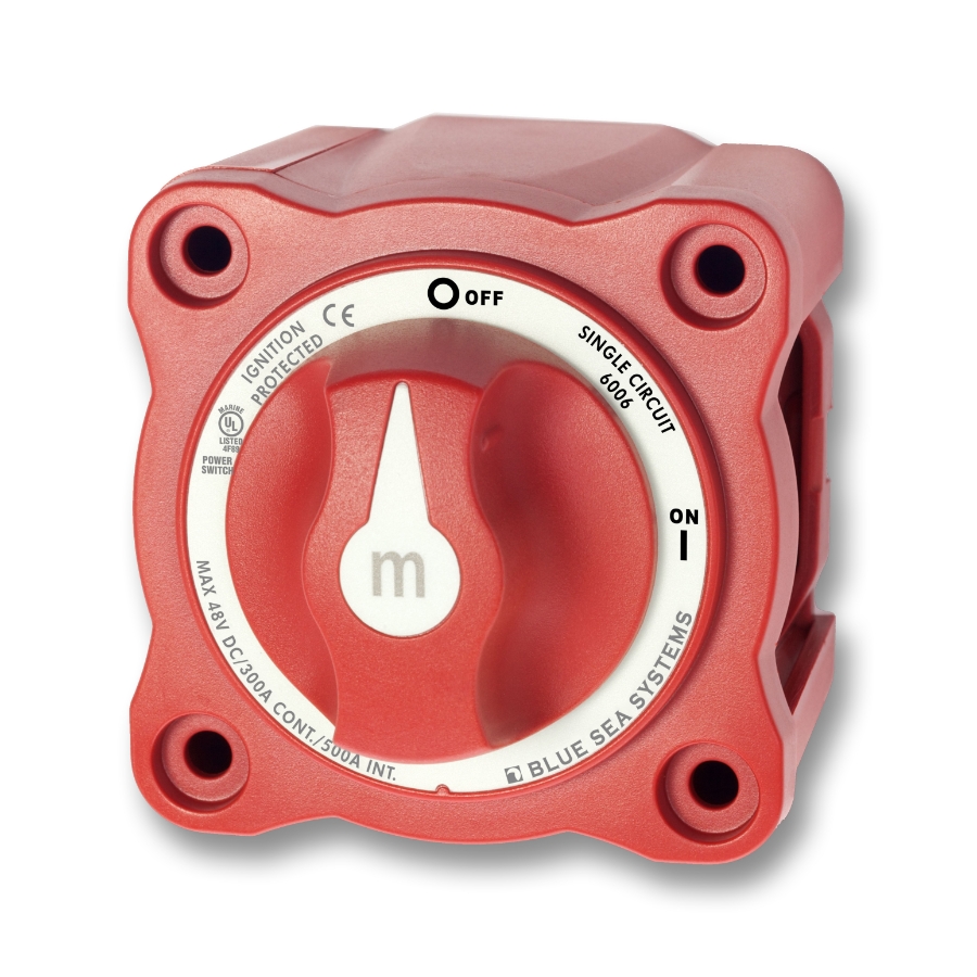Blue Sea Systems 6006 mSeries Battery Switch, 2 Position Waytek