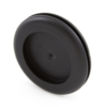 Essentra Components DG-20 Diaphragm Grommet, 1.457", Black