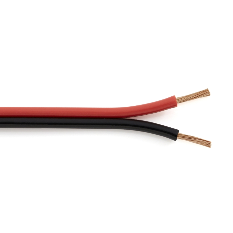 WPR18-2 GPT Parallel Bonded Cable, 18/2 Ga., Red, Black