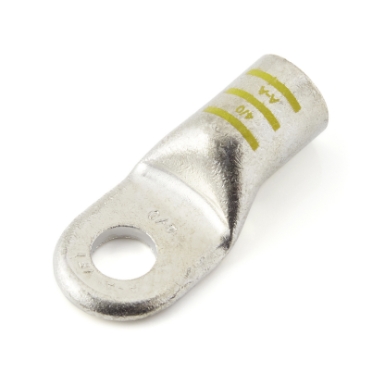ftz industries 91789 heavy-duty tinned copper eyelet, 1/2 stud, 4/0 ga., yellow