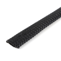 Techflex CCP0.38BK 500 Clean Cut Expandable Braided Sleeving, 3/8", 500' Spool, Black