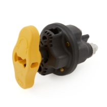 Littelfuse 75930-02 TR Series Dual Pole Master Disconnect Switch with Yellow Handle