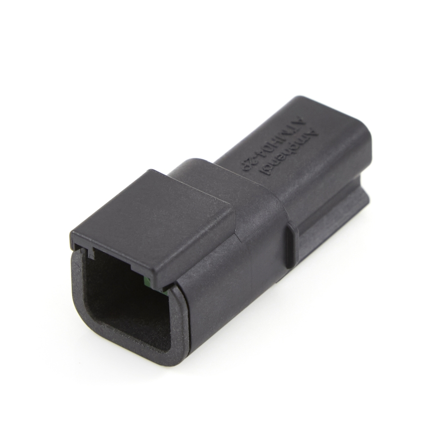 Amphenol Sine Systems ATMH04-2PC, 2-Way ATMH Connector Receptacle, Key C, DTMH04-2PC Compatible