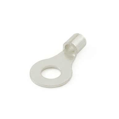 ring terminal, 12-10 ga., 1/4" stud size, non-insulated