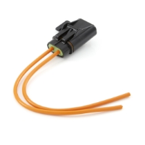 Sealed ATO/ATC Fuse Holder Assembly 46033, 12 Ga. Orange GPT Wire, 8" Wire Leads, 32VDC, 30A
