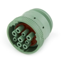 Amphenol Sine Systems AHD16-9-1939S80 AHD 9-Pin Plug for Size 16 Contacts, Rear Threaded, J1939