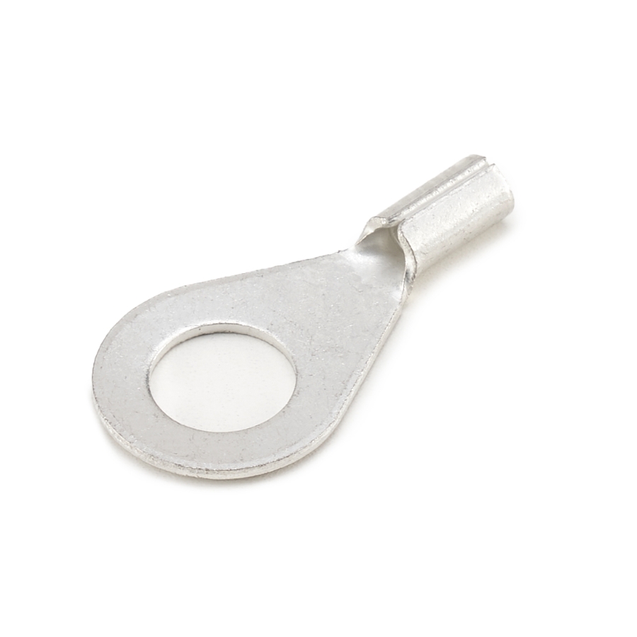 Ring Terminal, 22-18 Ga., 1/4 Stud Size, Non-Insulated