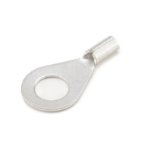 Ring Terminal, 22-18 Ga., 1/4 Stud Size, Non-Insulated