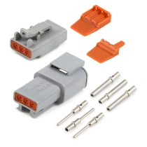 Amphenol Sine Systems ATM3PS-CKIT 3-Pin ATM Connector Kit, Rotated View