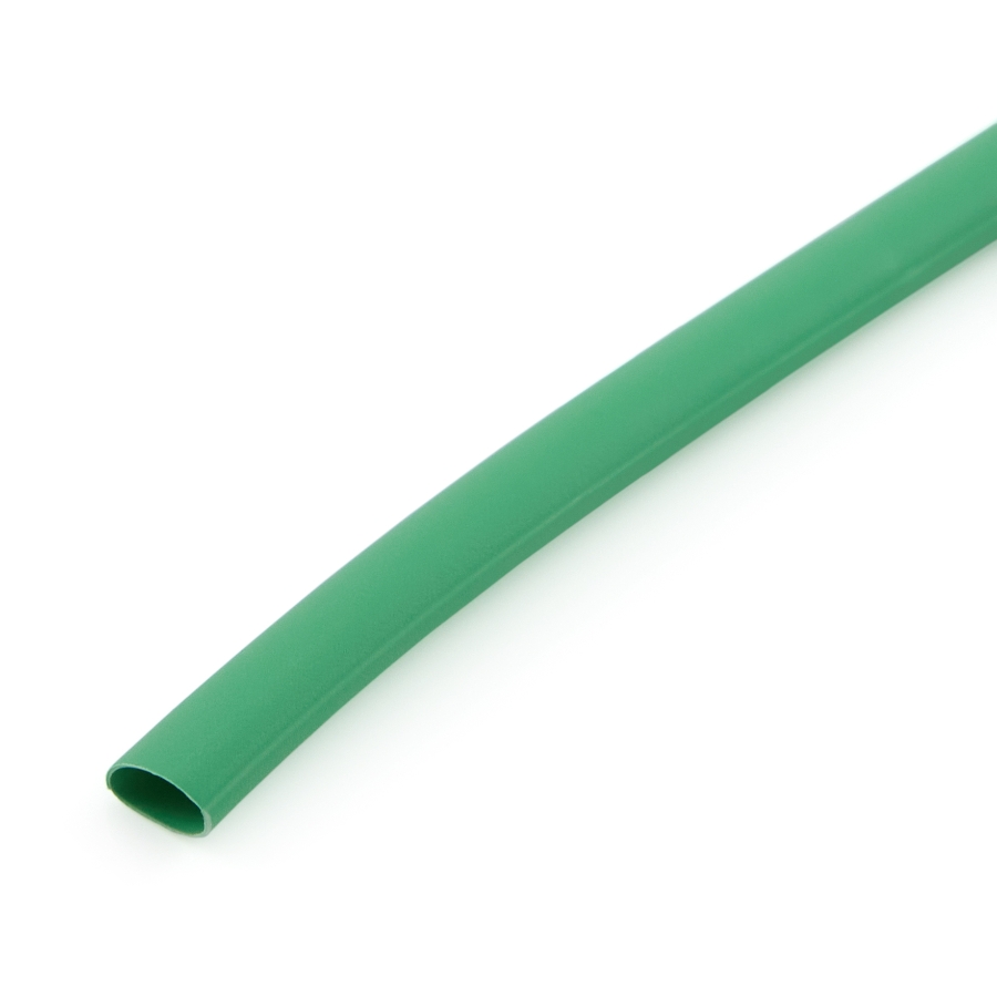 NSPA HST153G-48-BULK Flexible Thin Wall Heat Shrink, 3/16" , 48" Stick, Color Green | 2:1 Shrink Ratio