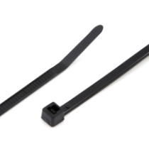11.6" Black Standard Cable Tie Nylon 40Lb T4010M4 Bag of 1000