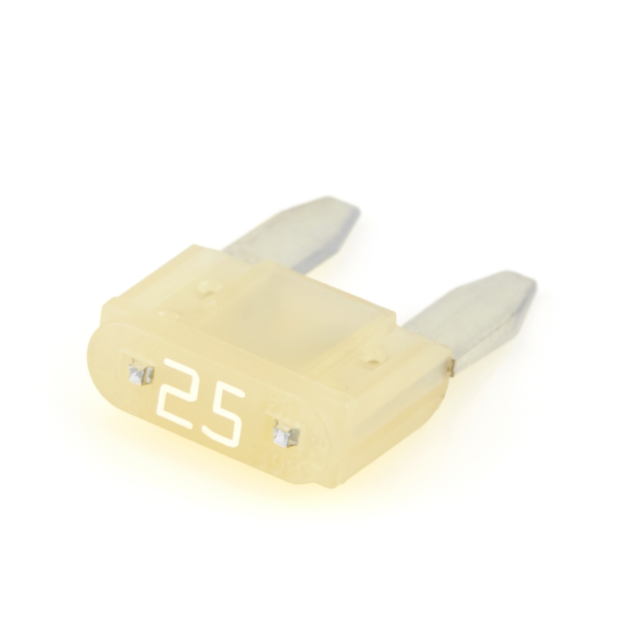 Littelfuse MINI® Automotive Fuse, 25A, 32VDC, Clear, 297025.WXNVDC