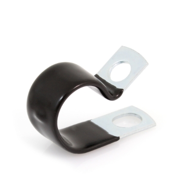 kmc cov1109z2 5/8 inch vinyl coated cushioned full clamp, 1/2 inch wide