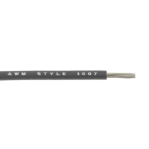 WQT20-8 Hook-Up Wire, Tinned Copper, UL 1007/1569, 20 Ga., Gray