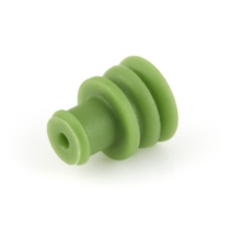 TE Connectivity AMP Superseal 1.5 mm Cable Seal, Green, 281934-4
