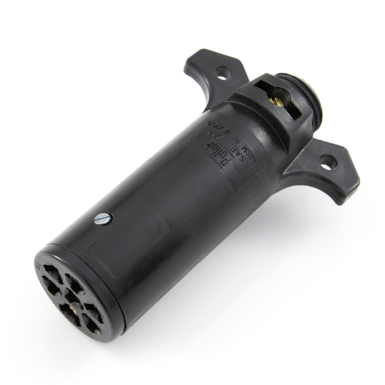 pollak 11-704 7-way plug nylon trailer connector