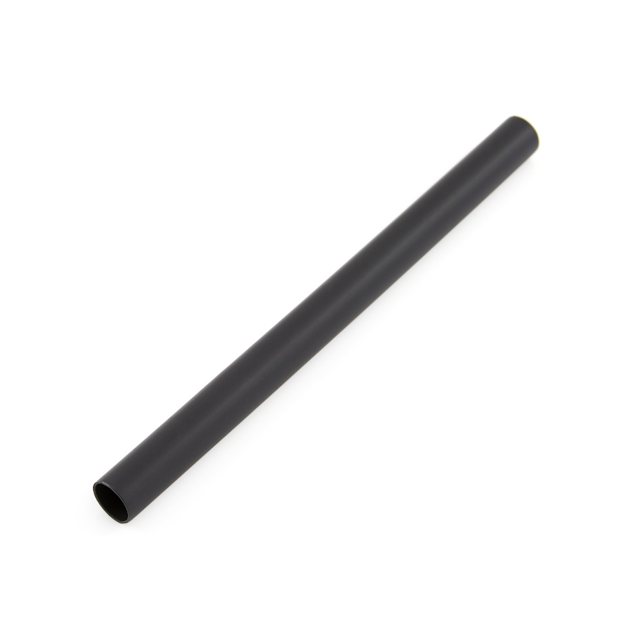 FTZ Industries 29008-6 3/8" BLACK Polyolefin Dual Wall Adhesive-Lined Heat Shrink, 3/8", 6" Pieces, 9 per bag, Black