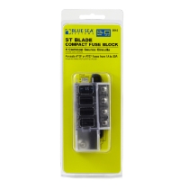 Blue Sea Systems 5045 ST Blade Compact Fuse Block, 4 circuits