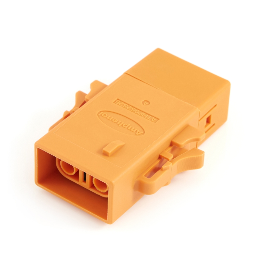 Amphenol Sine Systems ATHP062S25EL-S1, 2-Way ATHP Mini EMC Plug With High Voltage Interlock Loop, Keyed A (Cable Diameter 6.5-7.5 mm)