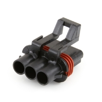 Aptiv 12040977 Metri-Pack 280 Series Female Body 3-Contact, Rotated View