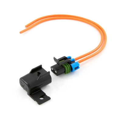 mini fuse holder assembly 46041, 12 ga. orange gxl wire