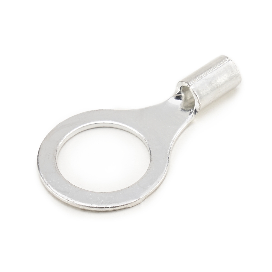 Ring Terminal, 16-14 Ga., 3/8 Stud Size, Non-Insulated