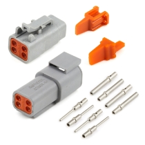 Amphenol Sine Systems ATM4PS-CKIT 4-Pin ATM Connector Kit, Rotated View
