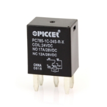 Picker PC785-1C-24S-R-X Micro Relay 24V, SPDT 24VDC, SPDT, Resistor