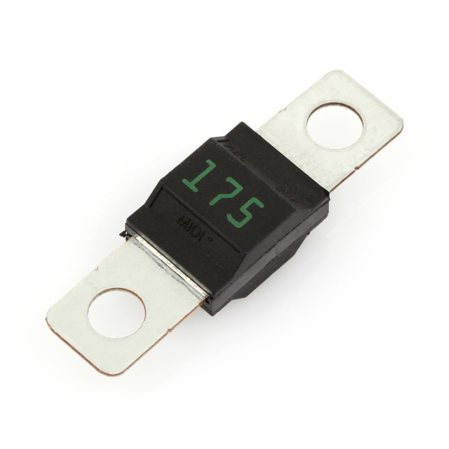Littelfuse MIDI® Bolt-Down Fuse 175A, 32VDC, Time Delay, Dark Gray, 0498175.M