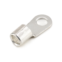 Ring Terminal 37363, 6 Ga., 3/8 Stud Size, Non-Insulated  _side view 1