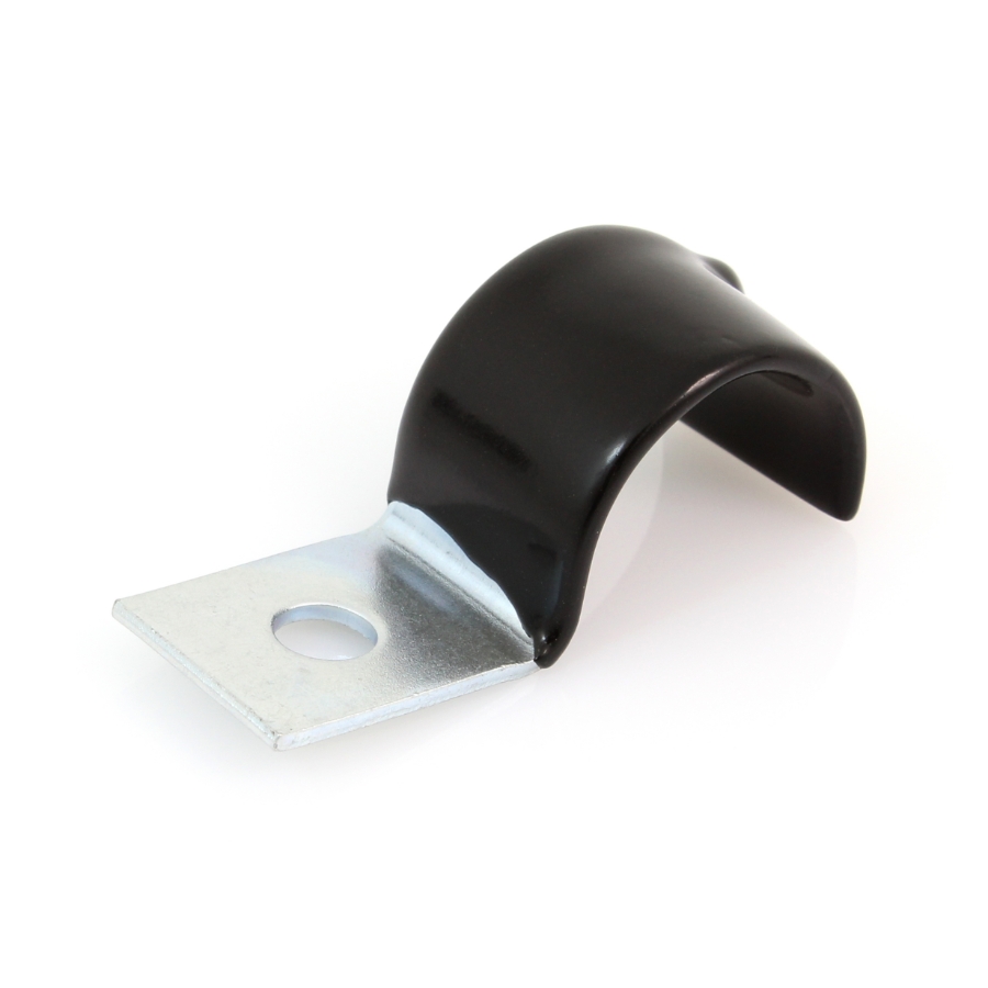 25464 7/8" Vinyl Coated Cushioned Half Clamp, 3/4" Wide