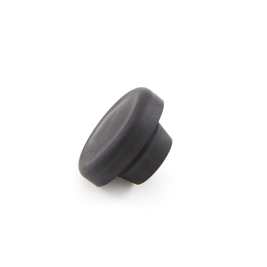 Essentra Components BP-16231 Body Plug, Head Diameter 0.472", Black