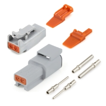Amphenol Sine Systems ATM2PS-CKIT 2-Pin ATM Connector Kit, Rotated View