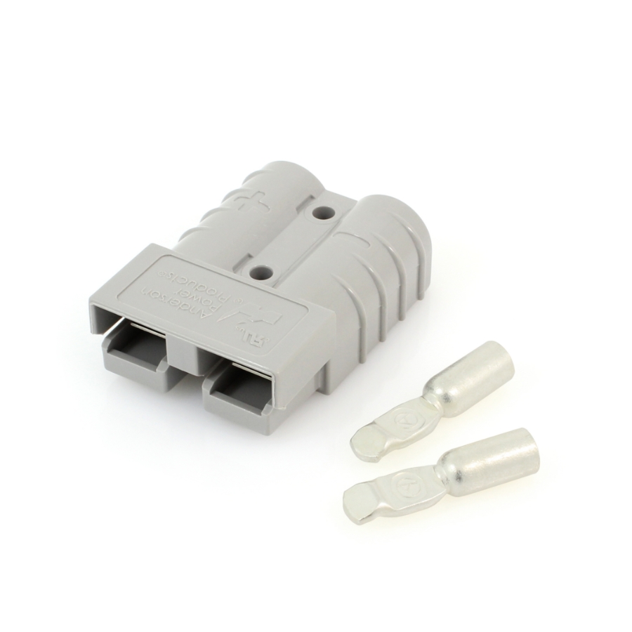 Anderson Power 5915-BK & 992-BK Connector Kit SB® 50 Series 50A Wire, 600VDC, 12-10 Ga.