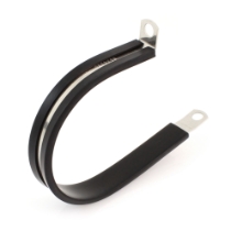 Umpco S325SSG40 2 1/2 inch Stainless Steel Cable Clamp, 1/2 inch Wide