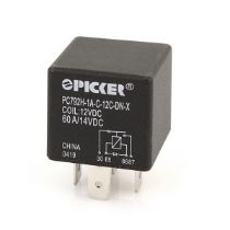 Picker PC792H-1A-C-12C-DN-X Mini ISO Relay, 12VDC, SPST, 60A, with Diode