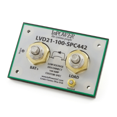 inpower lvd20-100-spc442 low voltage disconnect switch, 100a, 12vdc