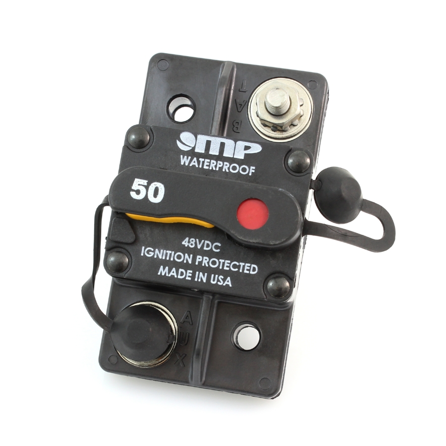 Mechanical Products 176-S0-050-2 Surface Mount Circuit Breaker, Recessed Push/Trip Reset