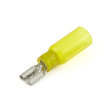 molex 19164-0059 perma-seal terminal female quick disconnect, 12-10 ga., yellow