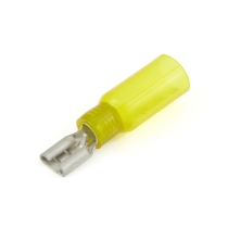 Molex 19164-0059 Perma-Seal Terminal Female Quick Disconnect, 12-10 Ga., Yellow