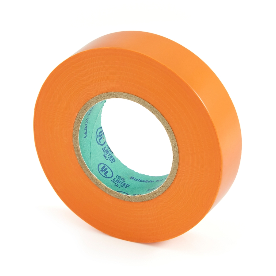 Electrical Tape Orange 60' Roll 3/4" Wide