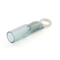 Molex 19164-0034 Perma-Seal Ring Terminal, 16-14 Ga., #10 Stud, Heat Shrink Insulated, Rotated View