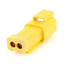 Amphenol Sine Systems AT04-2P-R120YEL AT Receptacle Connector, 120 Ohm resistor, Yellow