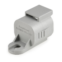 Amphenol Sine Systems ATM06-4S-CAP 4-Way Connector Plug, ATM Dust Cap, Gray