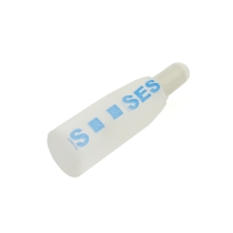 NSPA HL8-22-14 Heat Shrinkable Closed End Connector, Clear Blue Dashes