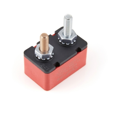 optifuse acbp-n-50c 50a short stop circuit breaker, red, 50a