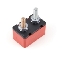 OptiFuse ACBP-N-50C 50A Short Stop Circuit Breaker, Red, 50A