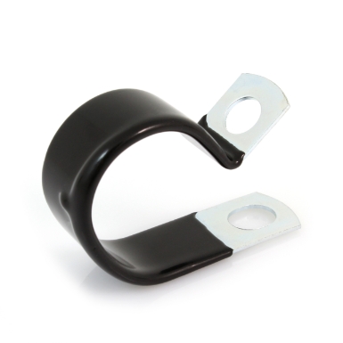 kmc cov2113z2 1 1/4 inch vinyl coated cushioned full clamp, 3/4 inch wide