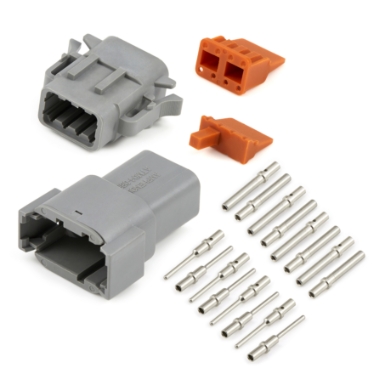 Amphenol Sine Systems ATM8PS-CKIT 8-Pin Receptacle & Plug ATM Connector Kit